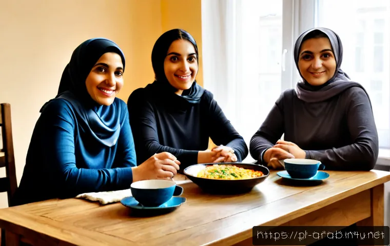 아랍어를 사용하는 민족 - Photorealistic documentary-style group portrait of diverse Arabic-speaking adults from North Africa ...